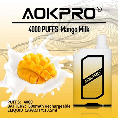 4000 Puff Elf Bar Rechargeable Vape Pod USB Type-C Charge