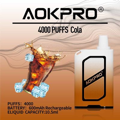 MTL 4000 Puff Disposable Vape Pen 600mAh Rechargeable USB-C