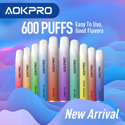 TPD 600 Puffs 2 Nicotine Disposable Vape Pod OEM ODM Welcome