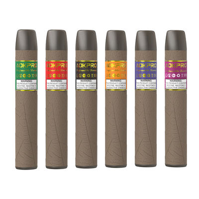 Nicotine 2% Disposable Nicotine Salt Devices Vape Pen 400mAh