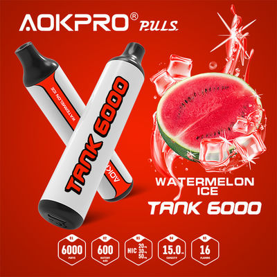TYPE-C Watermelon Disposable Flavored Vape Pens 15ml 6000 Puff