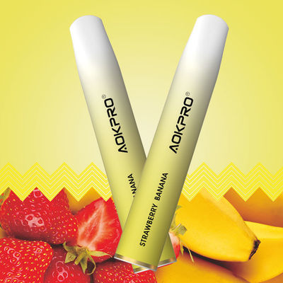 Hard Plastic Strawberry Puff Vape 600 Puff Draw Activated Pods Vape
