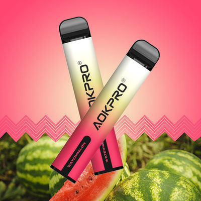 Aluminum Alloy Watermelon Disposable Vape Device Pen 5% Nic