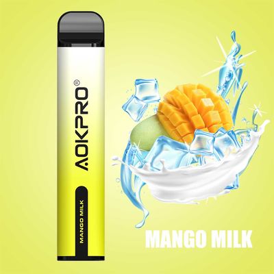 Mango Milk Flavor 30mg 2500 Puff Disposable Vape Smooth Draw 850mAh