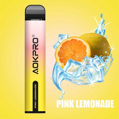 Long Lasting Aluminum 2500 Puff Disposable Vape Nic Salt 20mg 30mg 50mg