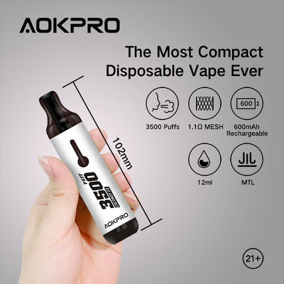 Coconut Ice Stainless Steel Flavored Disposable Vapes Pen Nic Salt 3%