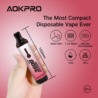 50mg Nicotine Strawberry Milk Flavored Disposable Vape 3500 Puff