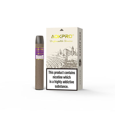 ROHS 3ml Ejuice 50mg Nicotine Disposable Vape Grape Puff Bars