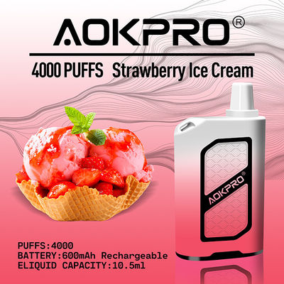 Food Grade PC Rechargeable Disposable Vape Box Salt Nicotine 5%