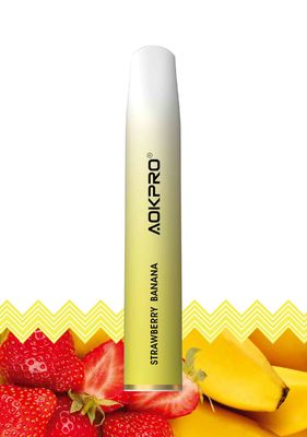 Strawberry Banana Flavor 20mg Nic Salt Pod System Fruit Flavor Vape Pens 600 Puff