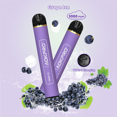3% Salt Nicotine Disposable 3000 Puff Vape Pen Type-C Rechargeable