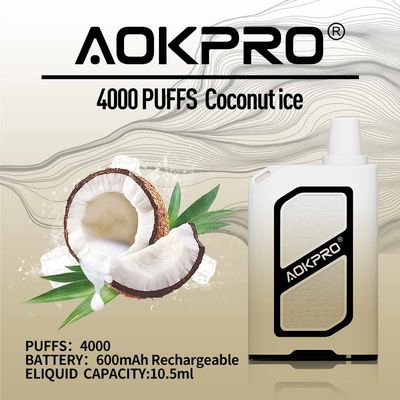 Ejuice 10.5ml Mesh Coil Disposable Vape Device Box 4000 Puff