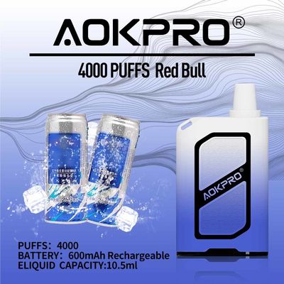 5% Nicotine Rechargeable Pod 4000 Puff Disposable Vape Type-C Charging