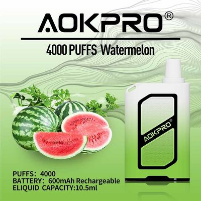 Watermelon 4000 Puff Disposable Vape 30mg Nic Salt 10.5ml