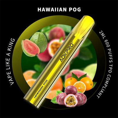 MTL 2% Salt Nic Disposable Pod Device 600 Puff Elf Bar Vape