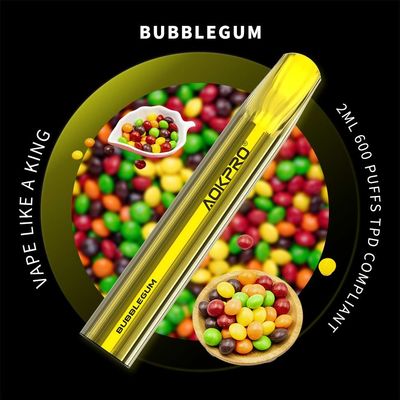 SKE Bubblegum Flavor Disposable Pod Device Solid PC 600 Puffs Vape