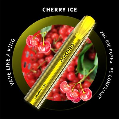 500mAh Precharged 600 Puff Bar Disposable Pod Device TPD UKCA