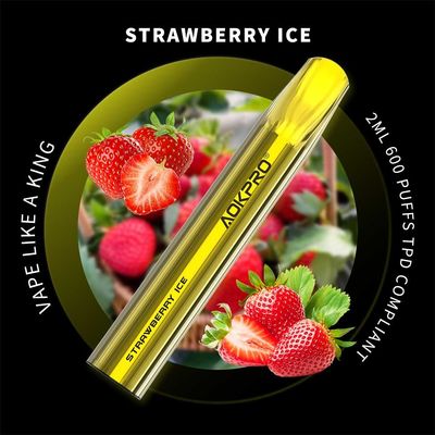 1.6ohm Disposable Pod Device Non Nicotine Vape Pen 2ml Prefilled