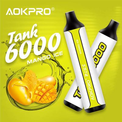 Draw Activation Mango Ice 6000 Puff Disposable Vape 15ml Eliquid Prefilled