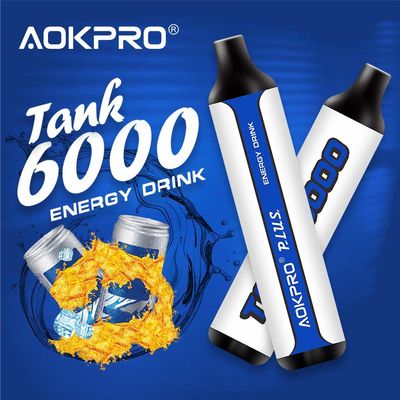 5% Nicotine Disposable Vape Pen USB-C Charging 6000 Puff Bars 16 Flavors