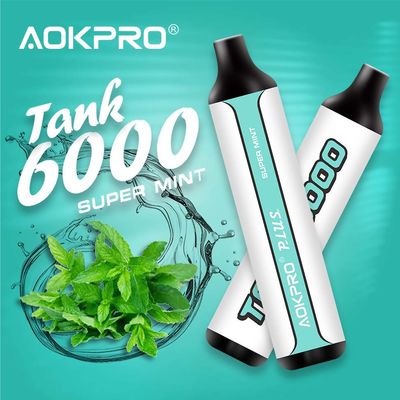 AOKPRO Mesh Coil 6000 Puff Disposable Vape USB-C Vape Pen 600mAh