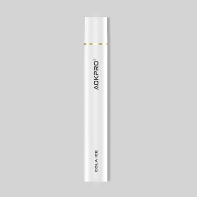 600 Puffs Mini TPD Vape Bar White SS Body Real Cigarette Like 2%