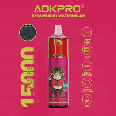 20ml Rechargeable Disposable Vape 15000 Puffs Amazing Flavors