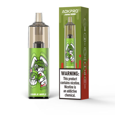 Rechargeable 15000puffs Flavored Vape Device 30mg Salt Nic Airflow Control