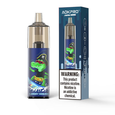 50mg Nicotine Flavored E Cigarettes 15000 Puffs Tornado Disposable Pod